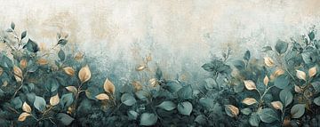 Bladmotief | Gouden Blad Kunst van I ❤ Bloemen