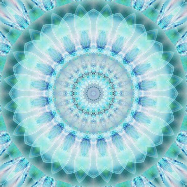 Mandala spiritual purity by Christine Bässler