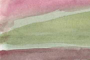 Zacht minimalistisch landschapschilderij van Dina Dankers