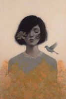Illustrated portrait "Bird"