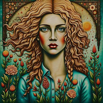 Gaze of Resilient Grace by Jan Keteleer (JanKé): A Journey Beyond the Canvas