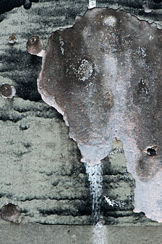 Abstract image: green and grey