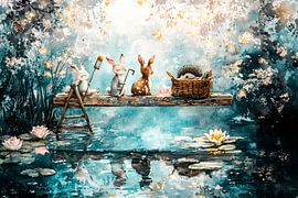 Animals and nature near water by Imperial Art House