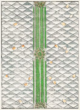 Geometrisch bloemenpatroon van Peter Balan