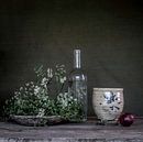 Olive green still life with cow parsley [square]. by Affect Fotografie thumbnail