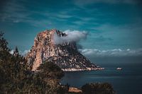 Beau nuage autour de l'Es Vedra à Ibiza