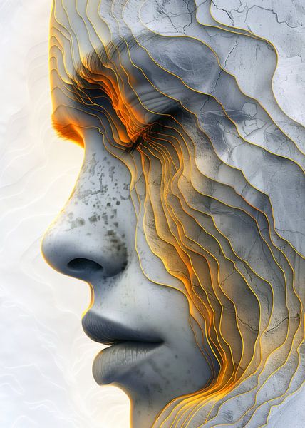 Extraordinary femininity woven with threads of gold 1 by JBJart Justyna Jaszke