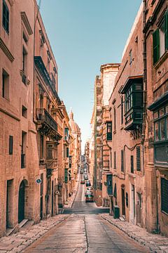 Small straatje in Valletta | Stadsfotografie | Reisfotografie van Daan Duvillier | Dsquared Photography