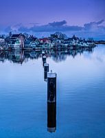 Les Zaanse Schans à l'heure bleue