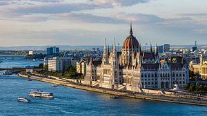 Das Parlamentsgebäude in Budapest