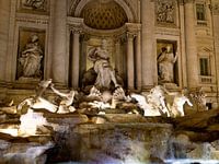 Trevi bij nacht
