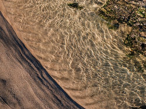 Abstract patroon op het strand #2