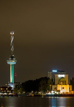 Euromast next to Maastunnel