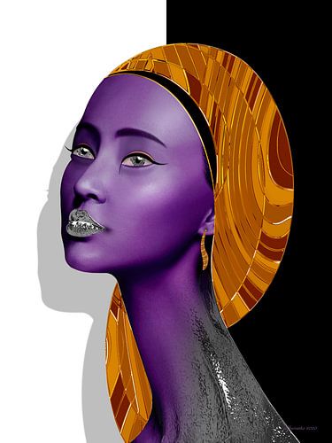 Goud En Zilver (Paars)