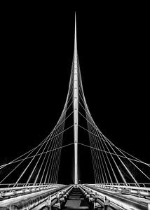 Calatrava brug Harp van Leon Okkenburg