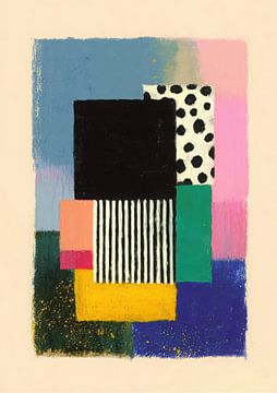Abstracte kleurblokken - Modern ontwerp van Niklas Maximilian