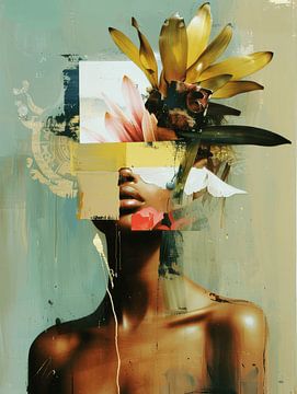 Contemporary art collage van Carla Van Iersel