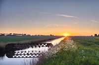 Sunrise over the fields...
