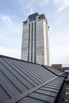 The Book Tower of Ghent by Marcel Derweduwen