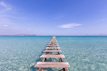 footbridge into the sea