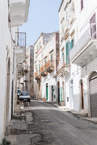 Rustige straat in Ostuni