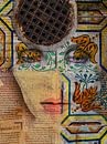 The woman with the azulejos von Gabi Hampe Miniaturansicht