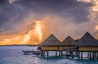 Zonsopkomst Bora Bora van Ralf van de Veerdonk thumbnail