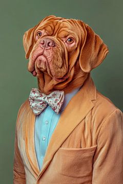 Bordeaux Dog van Poster Art Shop