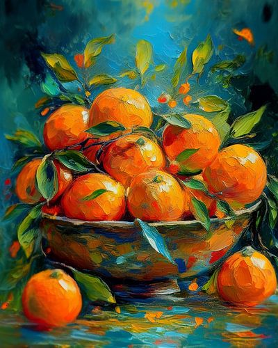 Tangerines in bowl