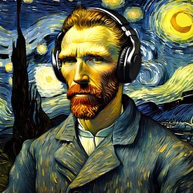 Listening to Starry Starry Night van Gert-Jan Siesling