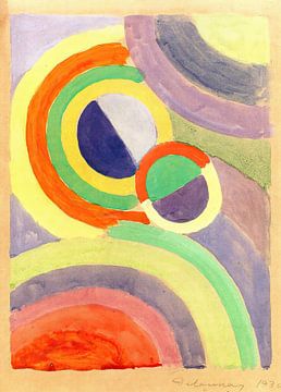 Compositie (1930) van Robert Delaunay van Peter Balan