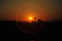coucher de soleil en egypte