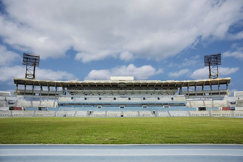 Das Estadio Panamericano (Stade Panaméricain de La Havane) ist ein multifunktionales Stadion. von Tjeerd Kruse