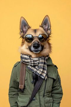 Noorse buhund van Poster Art Shop