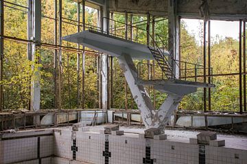 Het grote zwembad van Pripyat van Tim Vlielander