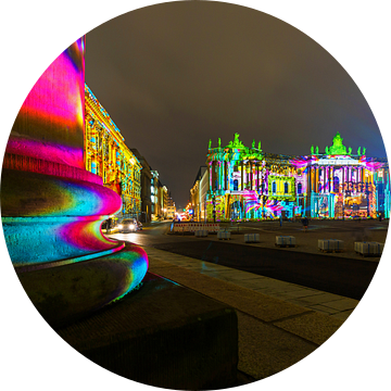 Bebelplatz Berlijn - 's Nachts in een speciaal licht van Frank Herrmann