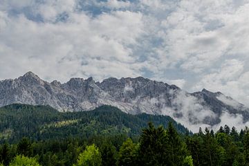 Prachtig alpenpanorama op de Zugspitze van Oliver Hlavaty