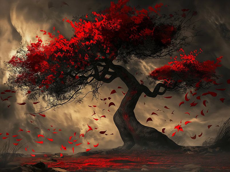 Before the storm - Dance of the leaves by artefacti