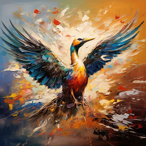 Spreid Je Vleugels: Vogel Canvas