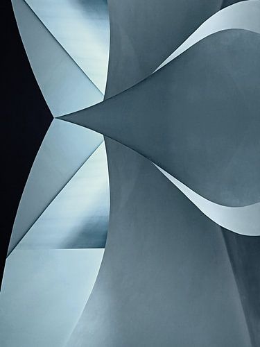 Vintage Ruimte Grijs Blauw