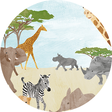 Wilde dieren in Afrika van Karin van der Vegt