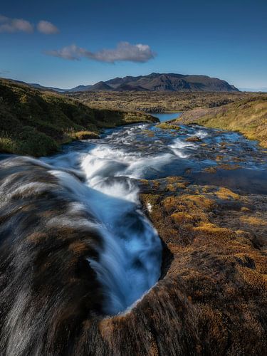 Vulkaan landschap ijsland