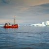 Parmi les icebergs du Groenland sur Henk Meeuwes