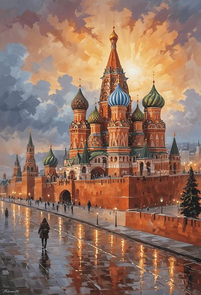 Red Square, Moscow by Fukuro Creative