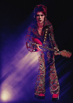 Supersterren David Bowie Live in Concert van Gunawan RB
