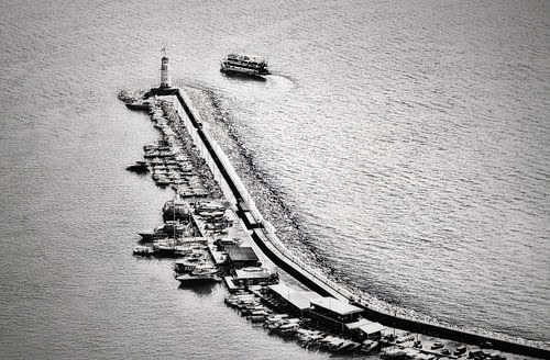 De laatste boot van de dag