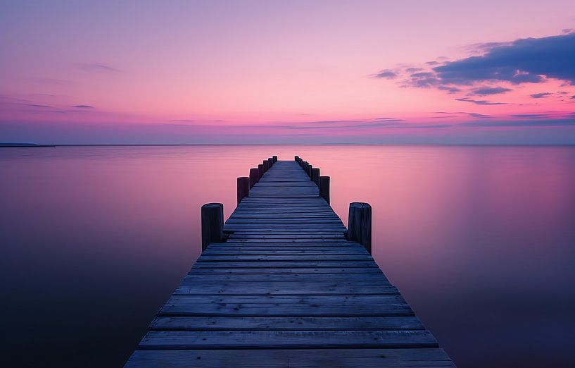 Morgenstunde am See von fernlichtsicht