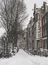 Winter op de Herengracht #1 (vintage edit) van Roger Janssen thumbnail