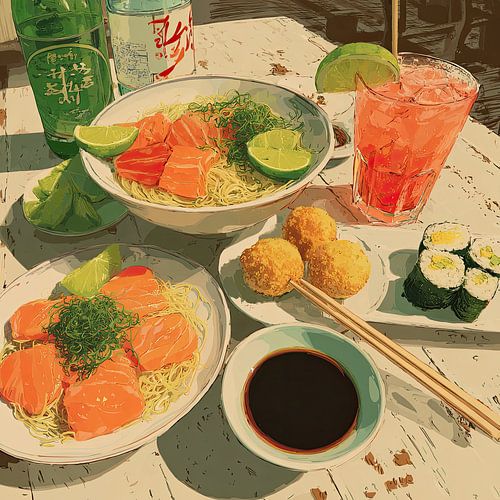 Frisse smaken van Japan