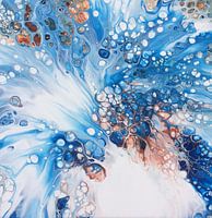 Explosion of pearls